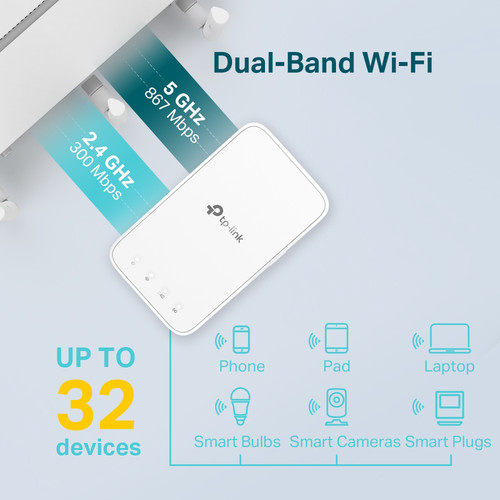 TP-Link RE300 AC1200 Mesh Wi-Fi Range Extender