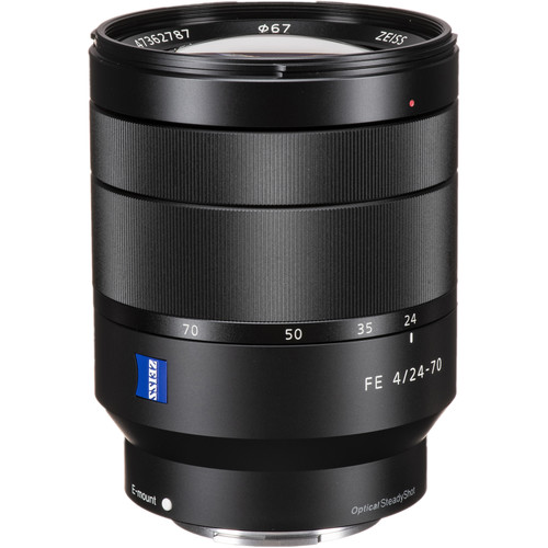 Sony Vario-Tessar T* FE 24-70mm f/4 ZA OSS Lens SEL2470ZB B&H