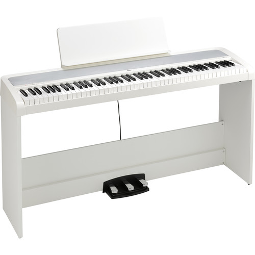 Korg B2SPWH 88-Key Digital Piano with Stand B2SPWH B&H Photo