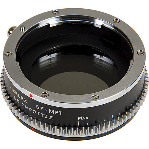 FotodioX Vizelex Cine ND Throttle Lens Mount Adapter for Canon EF or  EF-S-Mount Lens to Micro Four Thirds-Mount Camera