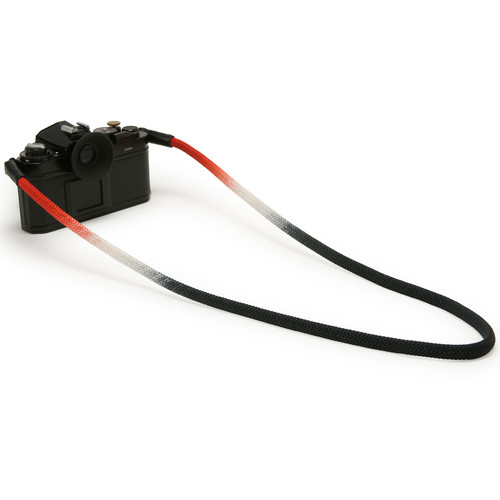 Artisan & Artist ACAM-316G Graduated-Color Silk Cord Camera Strap  (Black/Red)