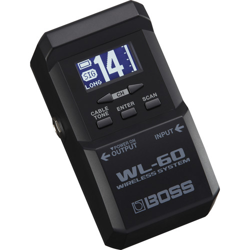 BOSS WL-60 2.4 GHz Wireless System for Electric Guitars and