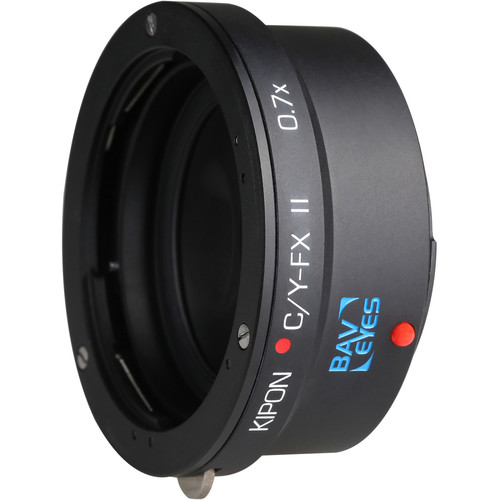 KIPON Baveyes 0.7x Mark 2 Lens Mount Adapter for Contax/Yashica-Mount Lens  to FUJIFILM X-Mount Camera