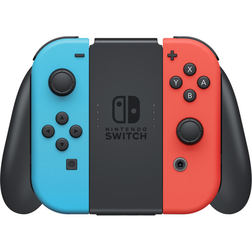 nintendo switch neon red pro controller grip