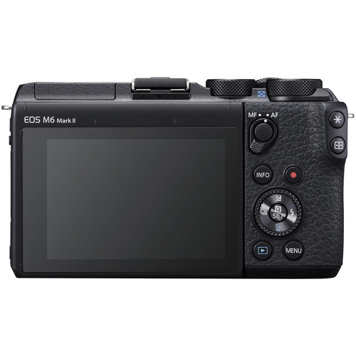 Canon EOS M6 Mark II Mirrorless Camera (Black) 3611C001 B&H