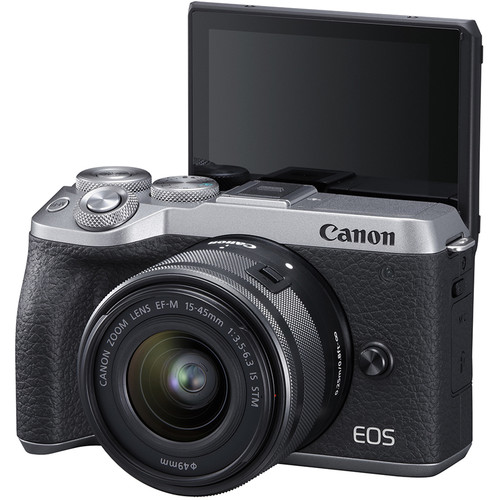 Canon EOS M6 Mark II Mirrorless Camera with 15-45mm Lens