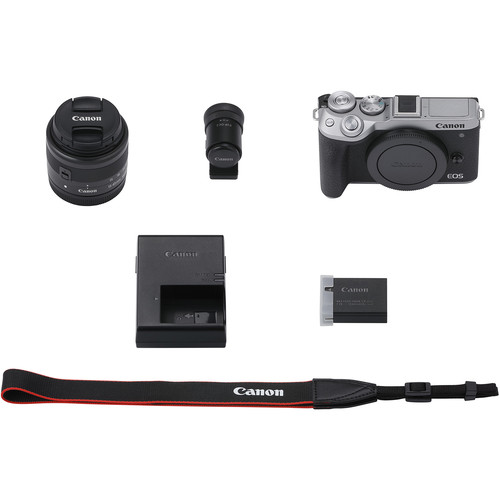 Canon EOS M6 Mark II Mirrorless Camera with 15-45mm Lens