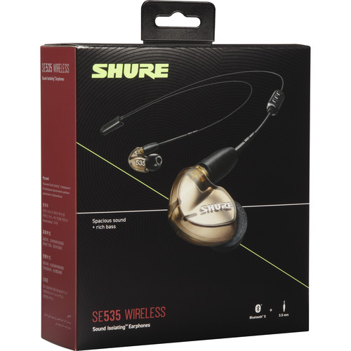 Shure SE535 Wireless Sound-Isolating Earphones SE535-V+BT2 B&H