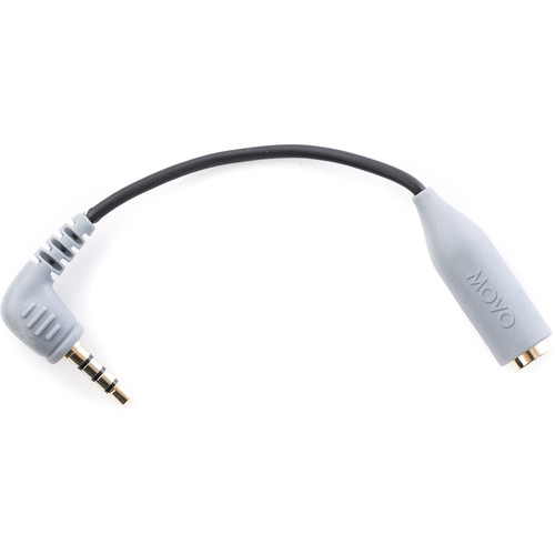 Image of Movo MC3 3.5mm TRS to TRRS Adapter.