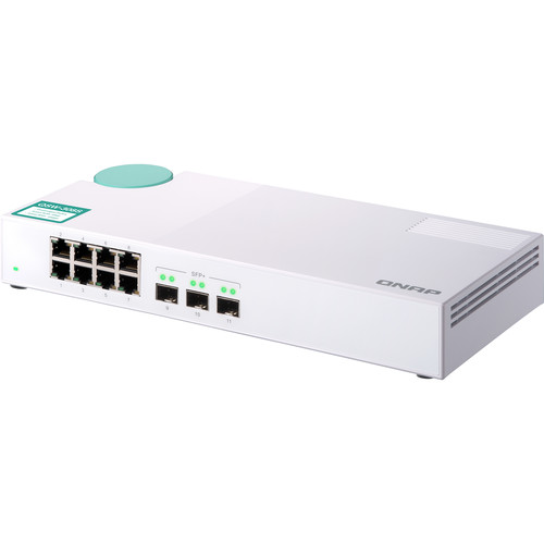 QNAP QSW-308S 8-Port Gigabit Unmanaged Switch with SFP+