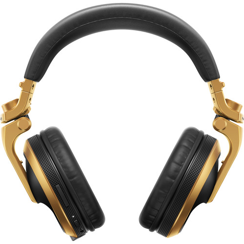 Pioneer DJ HDJ-X5BT Bluetooth Over-Ear DJ Headphones (Gold)