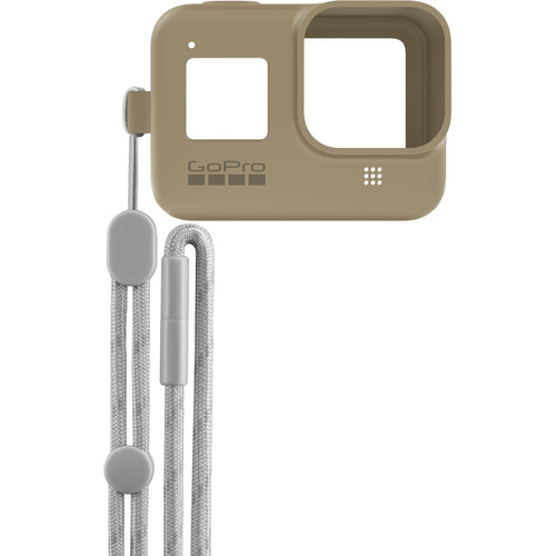 GoPro Silicone Sleeve and Adjustable Lanyard Kit for GoPro HERO8 (Sand)