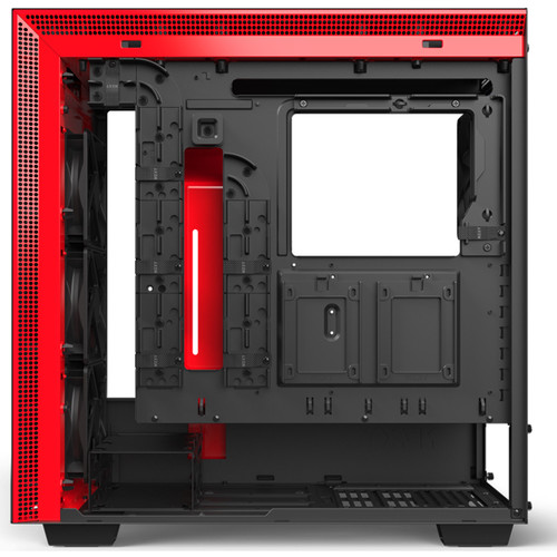 NZXT H710i Mid-Tower Case (Matte Black/Red) CA-H710I-BR B&H