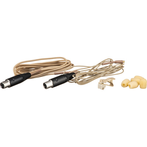 Mogan Elite ICE Omni Earset Microphone for Shure Transmitters (Beige)