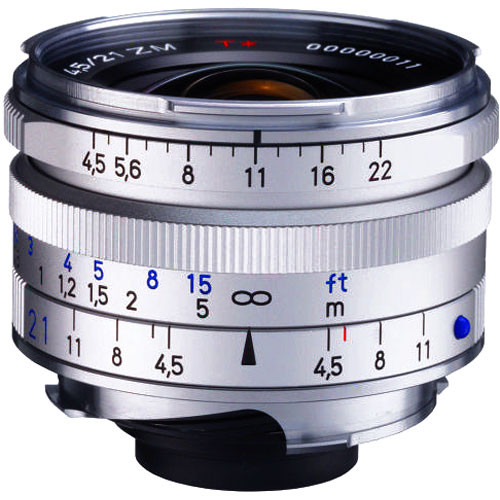 ZEISS C Biogon T* 21mm f/4.5 ZM Lens (Silver)