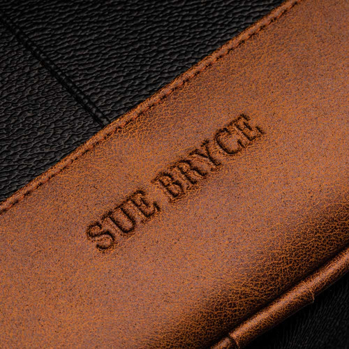 Sue Bryce Hat Box Shoulder Bag Black/Brown (637-805)
