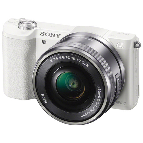 Used Sony Alpha a5100 Mirrorless Digital Camera ILCE5100L/W B&H