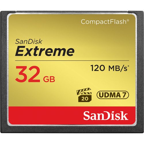 Sandisk Extreme Pro CompactFlash 32 Go (160 Mo/s) - Carte mémoire Sandisk  sur