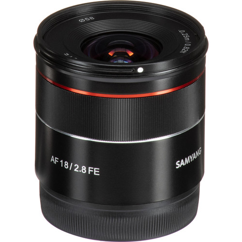 Samyang AF 18mm f/2.8 FE Lens for Sony E SYIO18AF-E B&H Photo