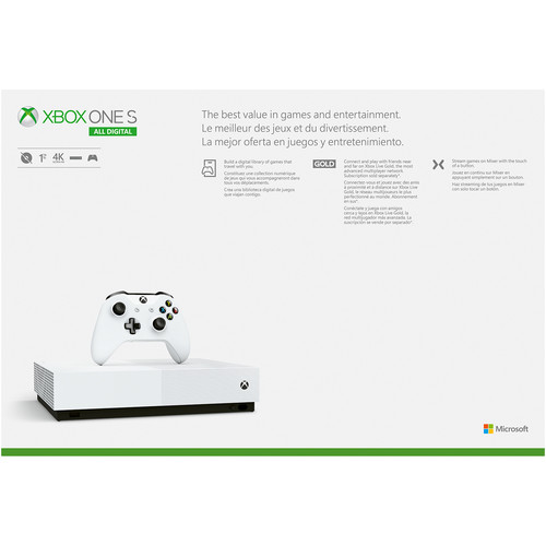 Microsoft Xbox One S All-Digital Edition Gaming Console