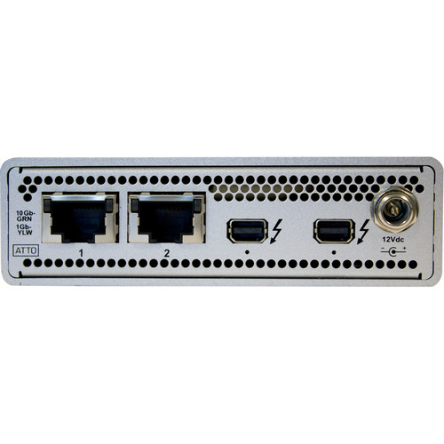 ATTO ThunderLink NT 2102 (10GBase-T) Thunderbolt 2 to 10GBe (2-ports) -  TLNT-2102-D01. PC PitStop Data Storage Solutions - SAS Enclosures, DAS,  NAS, iSCSI & FC SAN