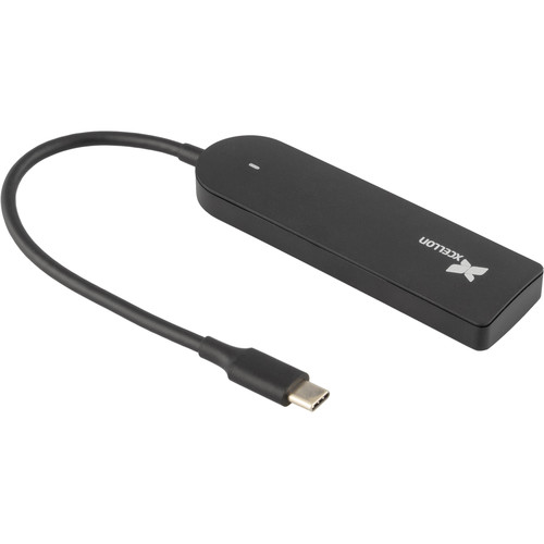 Xcellon USBC-4321-C 4-Port Slim USB 3.2 Gen 1 Type-C Hub