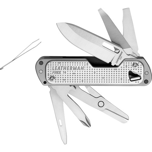 Leatherman FREE T4 Pocket Knife Multi-Tool 832685 B&H Photo Video