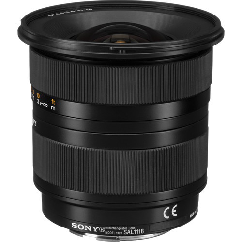 Sony DT 11-18mm f/4.5-5.6 Lens SAL1118 B&H Photo Video