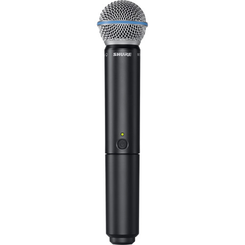 Shure BLX288/B58 Dual-Channel Wireless Handheld Microphone System with Beta  58A Capsules (J11: 596 to 616 MHz)