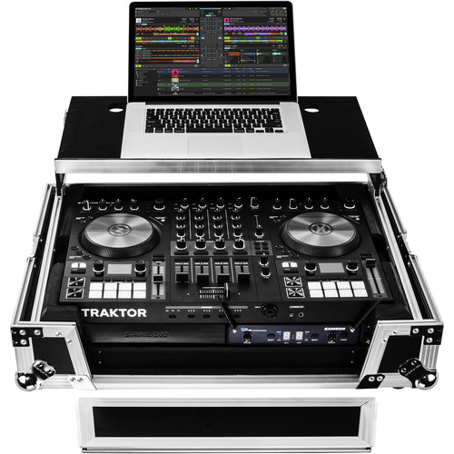 Odyssey Traktor Kontrol S4 MK3 Case with 2 RU and FZGSTKS4MK32