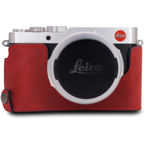 MegaGear Leica D-Lux 7 Ever Ready Genuine Leather Camera Half Case (Red)