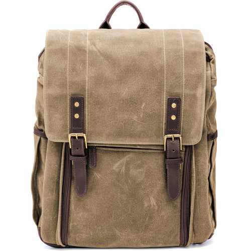 ONA The Camps Bay Backpack (Field Tan, Canvas/Leather)