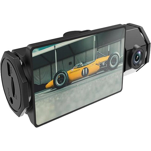 Dual Rotating Night Vision Dashboard Camera w/ Motion & Crash