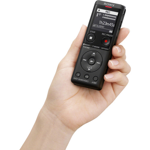 Sony ICD-UX570 Digital Voice Recorder (Black) ICDUX570BLK B&H