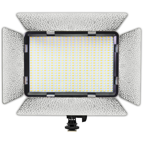 Vidpro LED-530 Kit de luz para fotos y video, luz LED en el panel de la  cámara, ajustable y regulable 3200K-5600K, luz de color variable para  cámaras