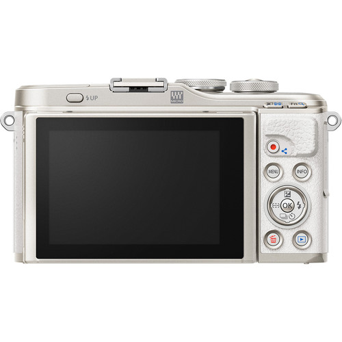 Olympus PEN E-PL10 Mirrorless Camera (White) V205100WU000 B&H