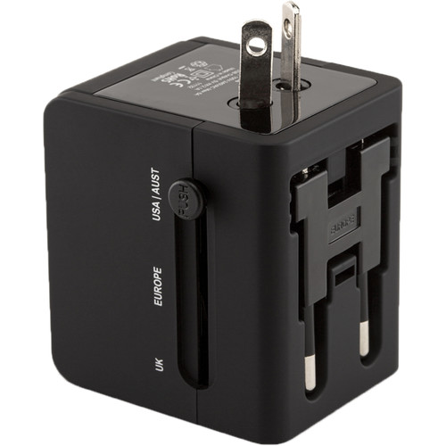 Universal Adapter Worldwide Travel Adapter with Built in Dual USB