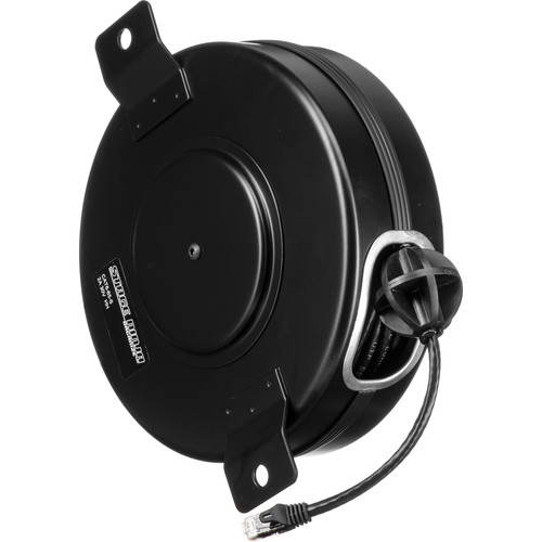 Stage Ninja Retractable CAT6 Cable Reel (65') CAT6-65-S B&H
