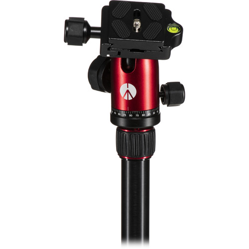 Manfrotto Element Small Aluminum Traveler Tripod (Red)