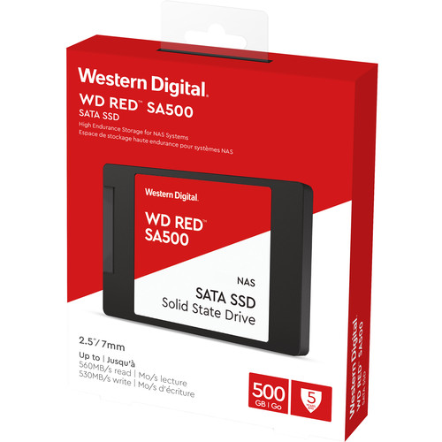 Western Digital Red WDS500G1R0A 500 GB Solid State Drive 2.5