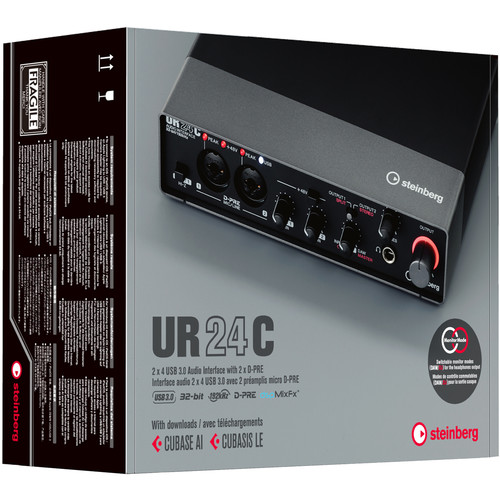 Steinberg UR24C 2x4 USB Gen 3.1 Audio Interface UR24C B&H Photo