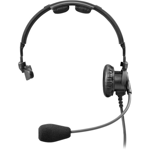 Telex LH-300 Lightweight RTS Single-Sided Broadcast Headset (XLR 5-Pin Male  Connector, Dynamic Microphone)