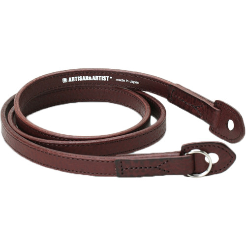 Artisan & Artist ACAM-280L Long Italian Leather Camera Strap (Dark Brown)