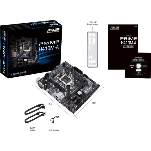 ASUS PRIME H410M-A/CSM LGA 1200 Micro-ATX Motherboard
