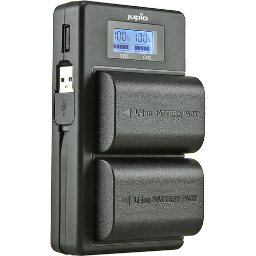USB Dedicated Duo Charger LCD for Sony NP-FW50