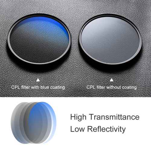 XC15 CPL Filter Circular Polarizing Filter-77mm - K&F Concept