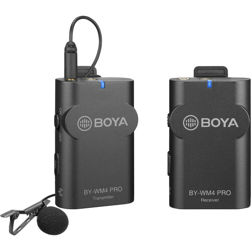 Microphone sans fil pour caméra et smartphone - BOYA BY-WM4 Pro-K1