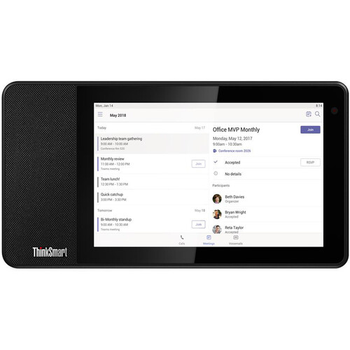 Lenovo ThinkSmart View Standalone Video-Conferencing Device for Microsoft  Teams (Wi-Fi)