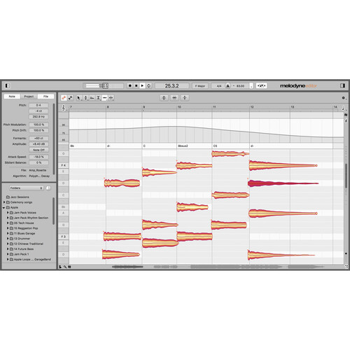 Celemony Melodyne 5 Editor Note-Based Audio Editor Software (Upgrade from  Assistant, Download)