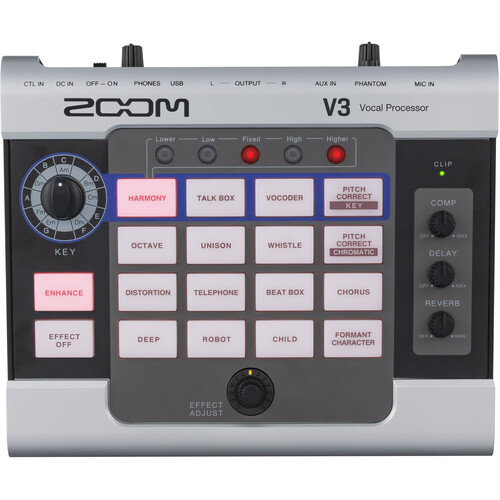 Zoom V3 Vocal Processor V3 B&H Photo Video